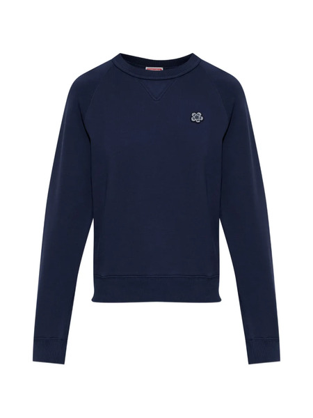  Kenzo Logo-patch Sweatshirt - Blue 