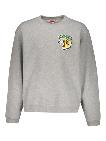  Kenzo Logo-patch Sweatshirt - Grey 