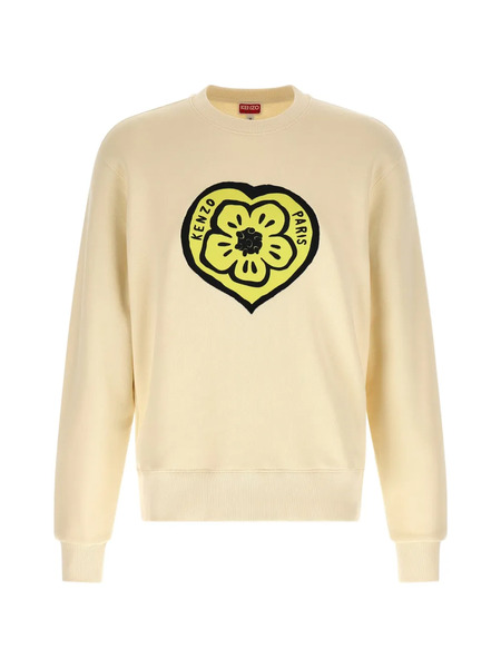  Kenzo Logo-patch Sweatshirt - Neutrals 