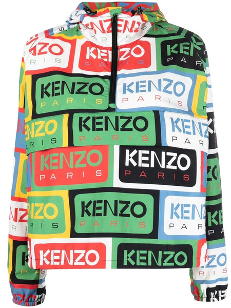  Kenzo Logo-print Hooded Jacket - White 