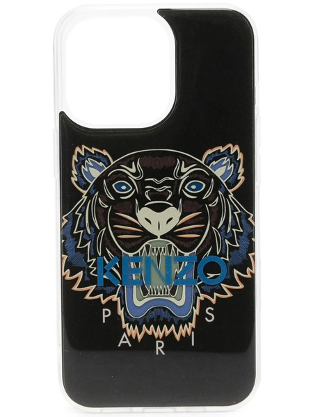  Kenzo Logo Print Iphone 13 Pro Case - Black 