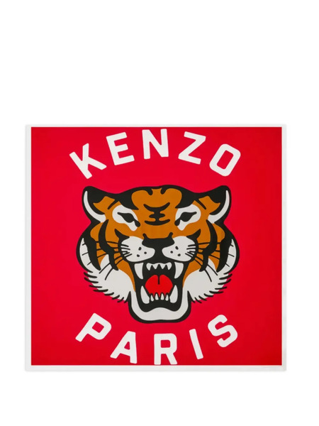  Kenzo Lucky Tiger Scarf - Red 