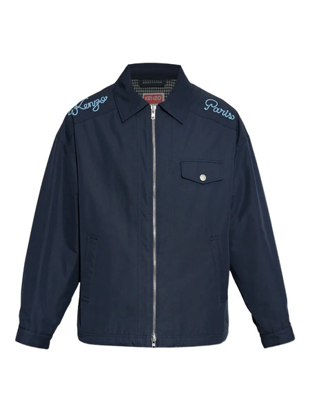  Kenzo Paris Kenzo Embroidered Jacket - Blue 