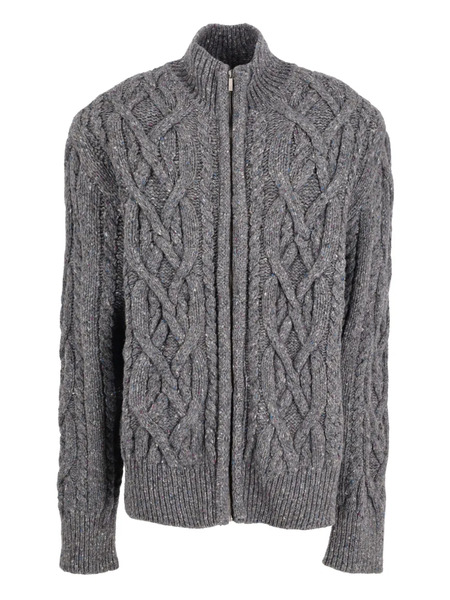  Kenzo Pre-owned Knitted Zip Cardigan - Grey 