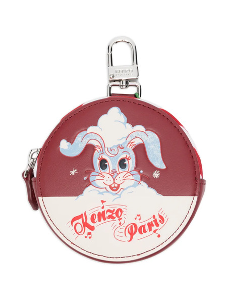  Kenzo Rabbit Zip Wallet - Red 