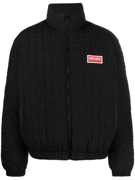  Kenzo Sashiko-stitch Puffer Jacket - Black 