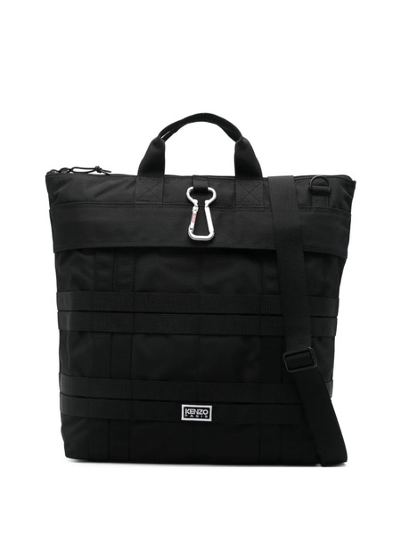  Kenzo Top-handle Strap Tote Bag - Black 