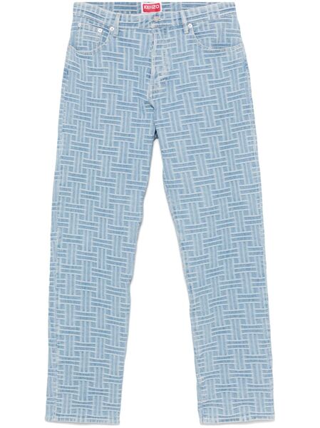  Kenzo Weave Bottan Jeans - Blue 