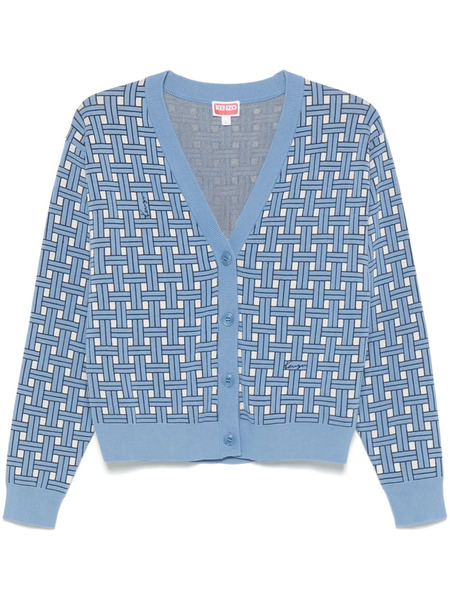  Kenzo Kenzo Weave Cardigan - Blue 