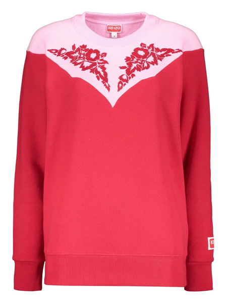  Kenzo Western Flower Sweatshirt - Red 