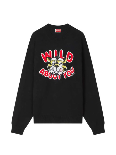  Kenzo Wild Tiger Sweater - Black 