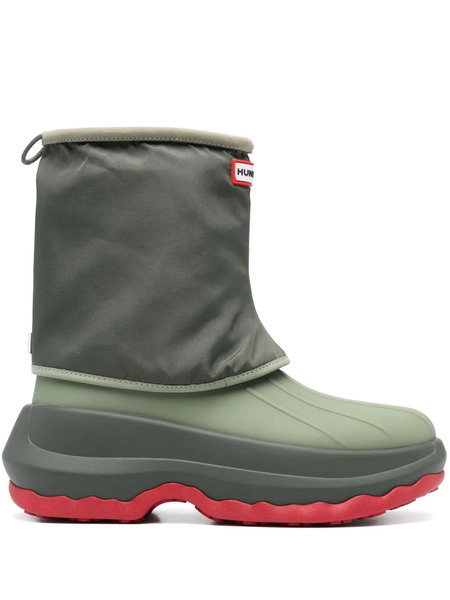  Kenzo X Hunter Logo-patch Boots - Green 
