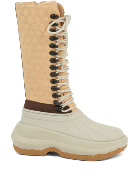  Kenzo X Hunter Quilted-pattern Boots - Neutrals 