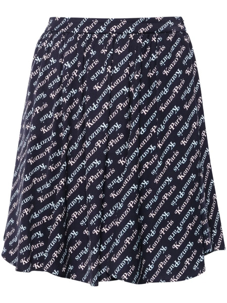  Kenzo X Verdy Flared Miniskirt - Blue 