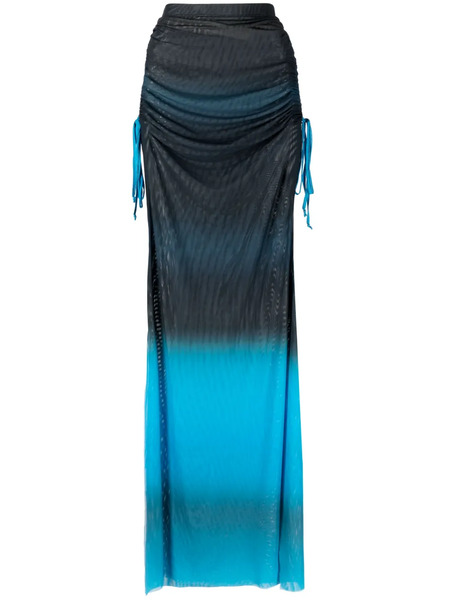  Kerne.milk Maya Gradient-effect Maxi Skirt - Blue 