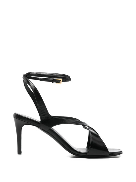  Khaite Ankle-strap Heeled Sandals - Black 