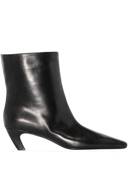  Khaite Arizona Slouch Ankle Boots - Black 
