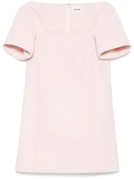  Khaite Benji Mini Dress - Pink 