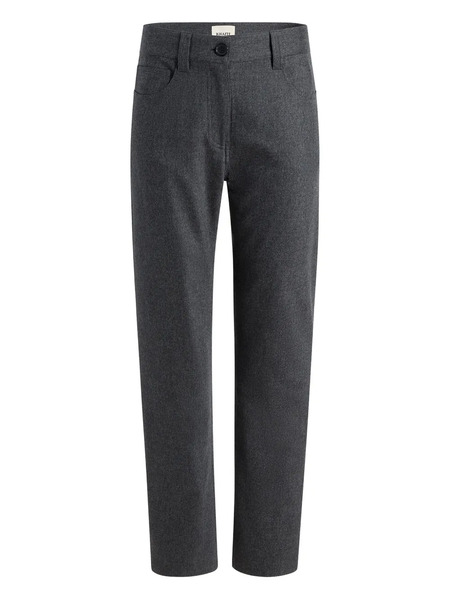  Khaite Callum Button Trousers - Grey 