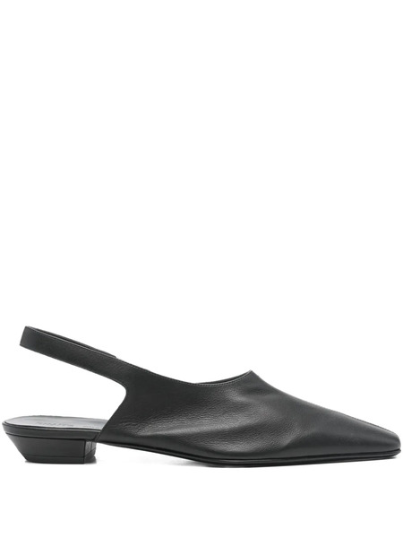  Khaite Cecilia Slingback Flat Pumps - Black 