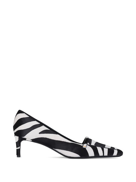  Khaite Celia Zebra-print Pumps - White 