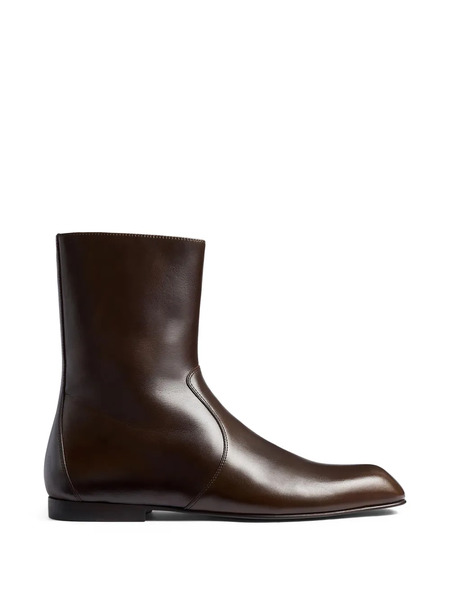  Khaite Colt Ankle Boots - Brown 