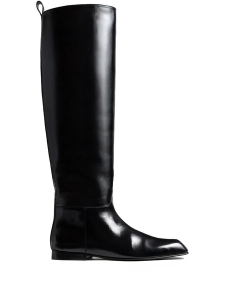  Khaite Colt Knee High Boots - Black 