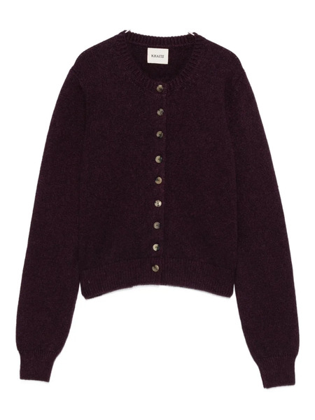  Khaite Everheart Cardigan - Purple 