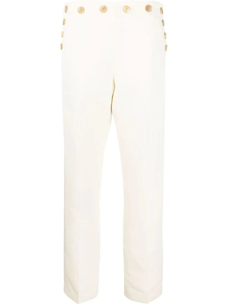  Khaite High-waist Silk Trousers - Neutrals 