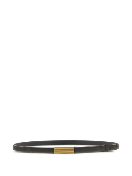  Khaite Leather Belt - Brown 