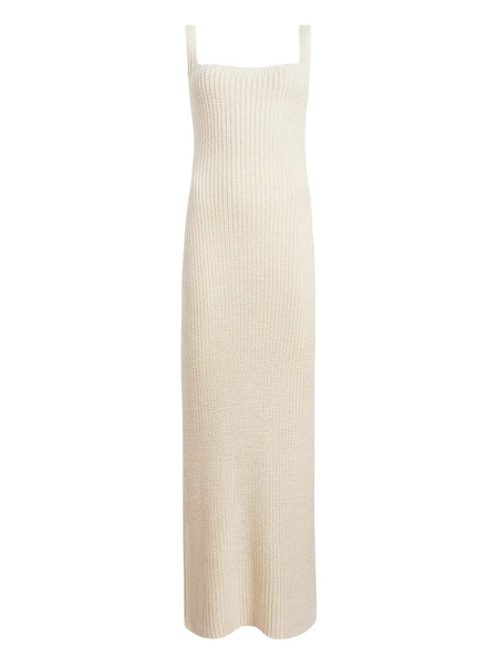  Khaite Lex Maxi Dress - Neutrals 