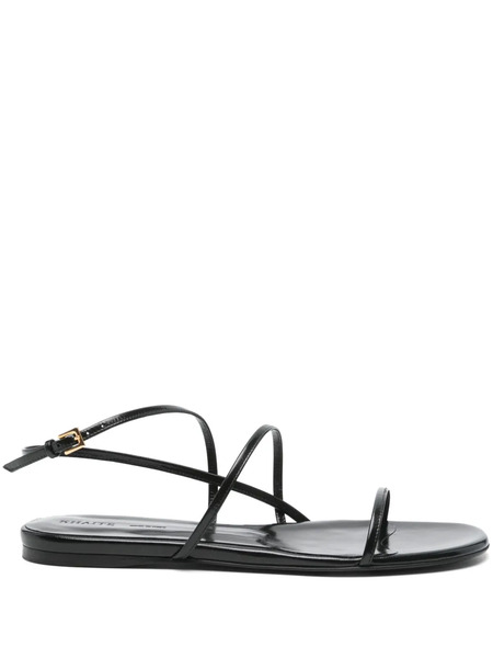  Khaite Loop Sandals - Black 