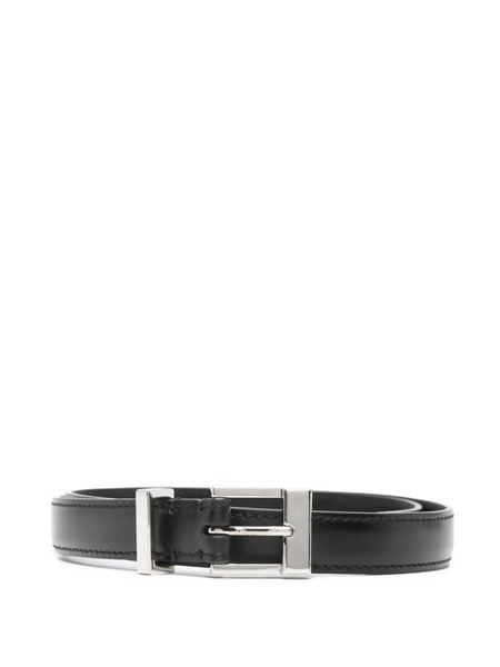  Khaite Manhattan Leather Belt - Black 