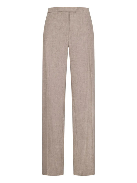  Khaite Miles Concealed-fastening Trousers - Neutrals 
