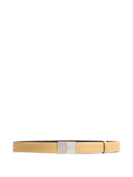  Khaite Minimalist Leather Belt - Neutrals 