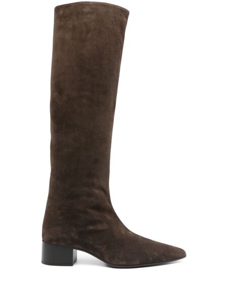  Khaite 40mm Andee Knee Boots - Brown 
