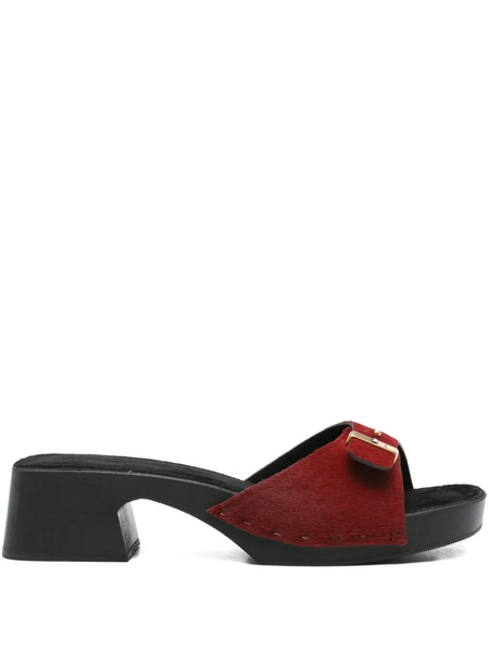  Khaite 50mm Britt Sandals - Red 