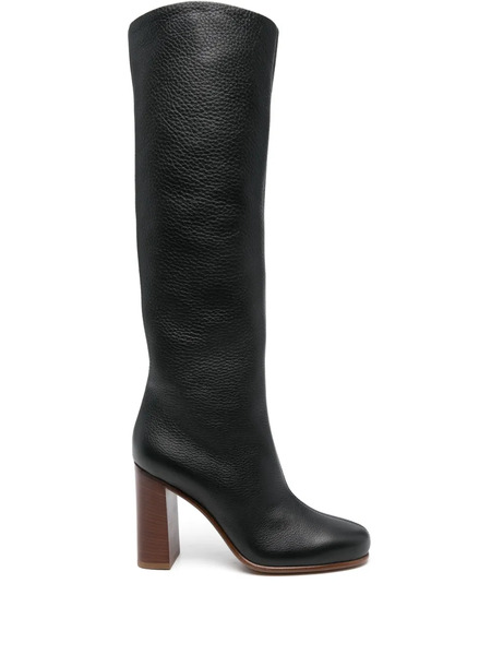  Khaite 90mm Willow Boots - Black 