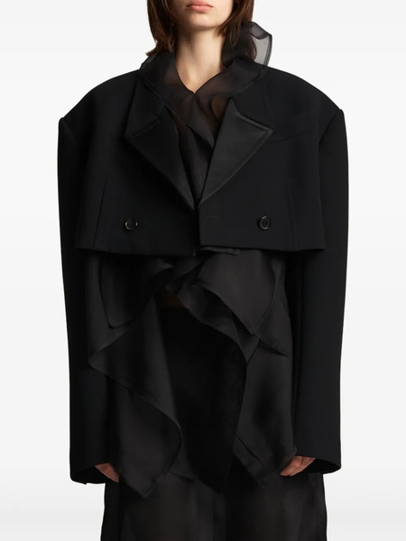  Khaite Nando Double-breasted Jacket - Black 