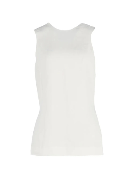  Khaite Pre-owned Cross-back Top - White 