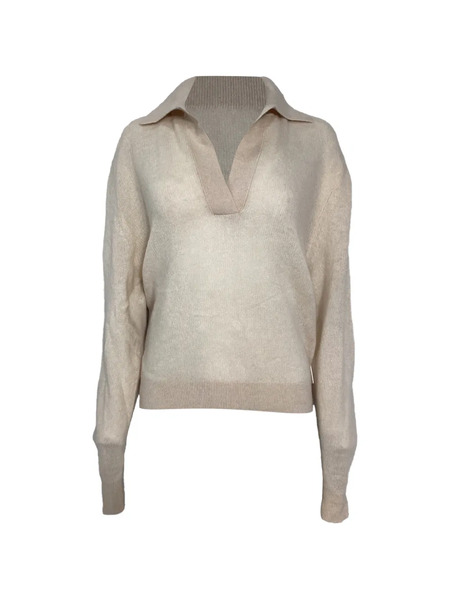  Khaite Pre-owned Jo V-neck Sweater - Neutrals 