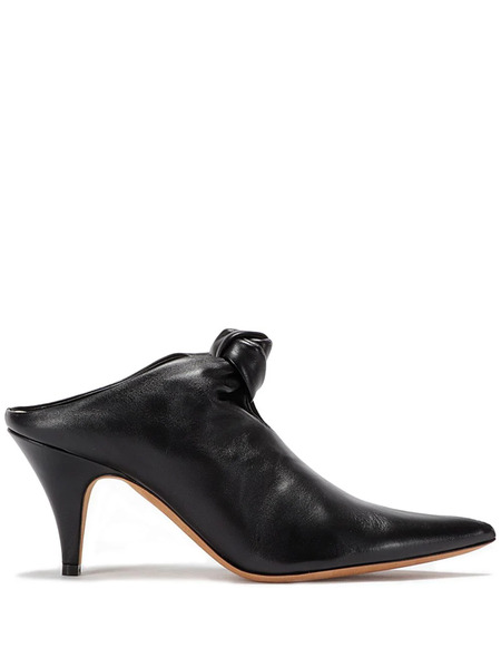  Khaite Rowan 75mm Mules - Black 