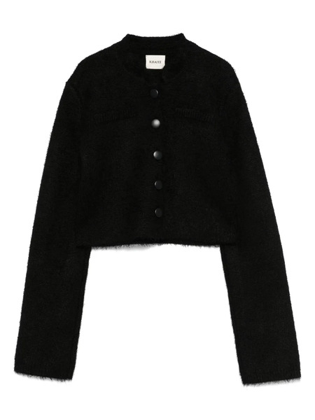  Khaite Silk-blend Cardigan - Black 