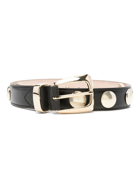  Khaite Stud-embellished Belt - Black 