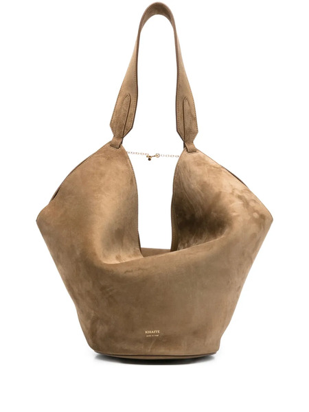  Khaite Suede Shoulder Bag - Brown 