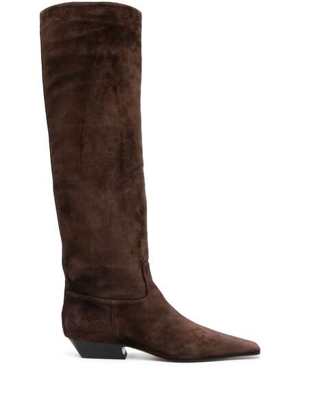  Khaite The Marfa 35mm Knee-high Boots - Brown 