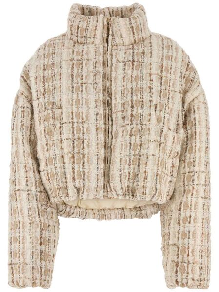 Khrisjoy Embroidered Tweed Jacket - Neutrals 
