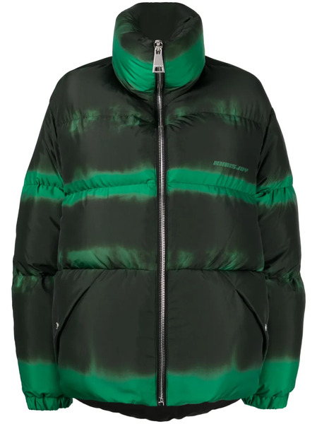  Khrisjoy Faded-effect Puffer Jacket - Green 