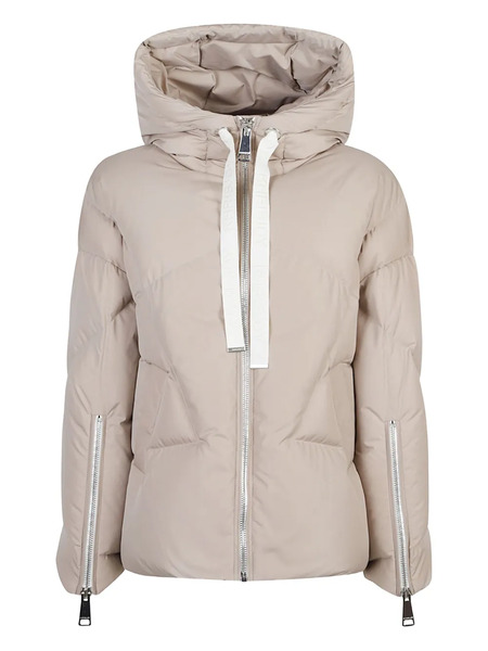  Khrisjoy Iconic Milano Hooded Quilted Jacket - Neutrals 