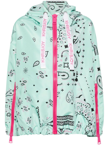  Khrisjoy Khris Bandana-print Jacket - Green 